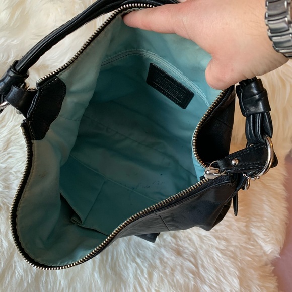 Coach Black Leather Handbag and Wallet Combo - Picture 8 of 10